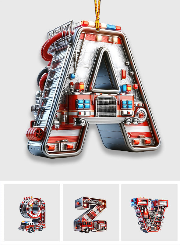 Feuerwehr-Alphabet – Personalisierter Kinderschmuck