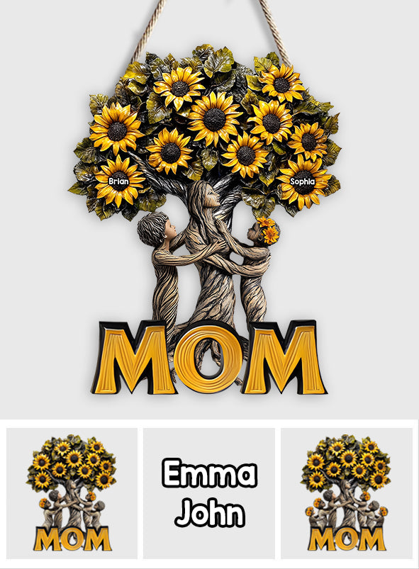 Beste Mama aller Zeiten – Personalisiertes Holzschild „Mutter“ in individueller Form