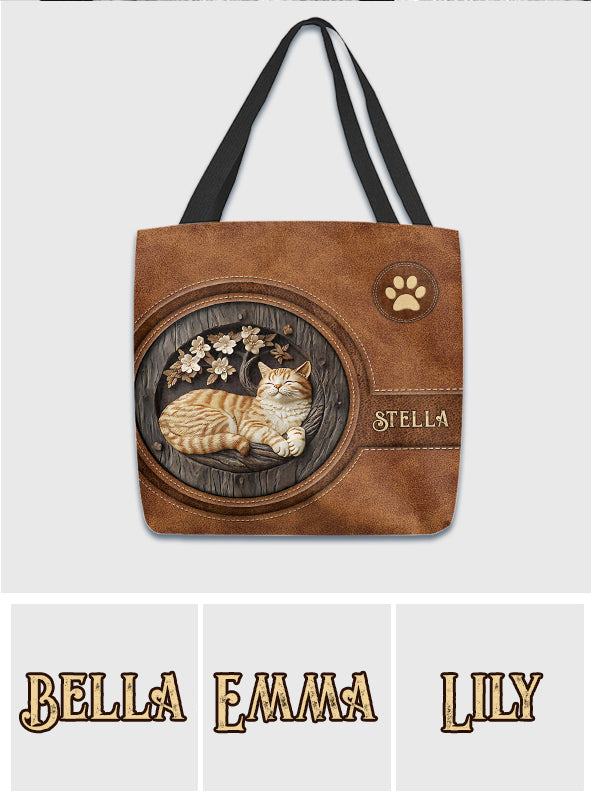 Love Cats - Personalized Cat Tote Bag