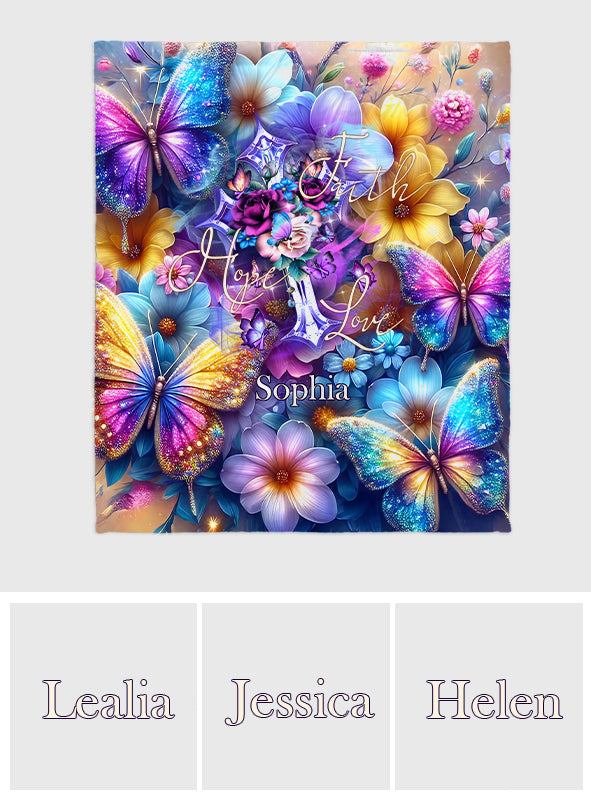 Mein Herr und Erlöser – Personalisierte christliche Decke