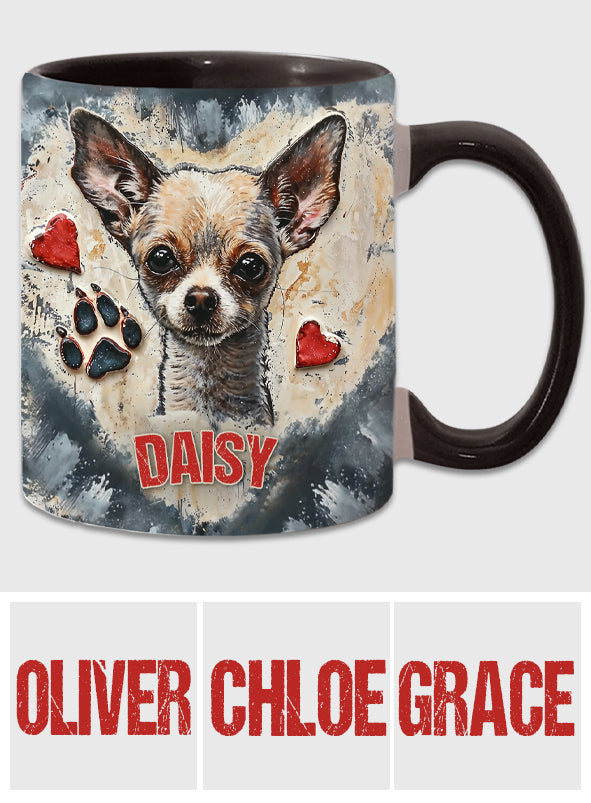 Liebe Chihuahuas – Personalisierte Tasse mit Chihuahua-Motiv