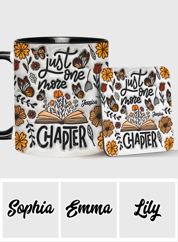 Nur noch ein Kapitel – personalisierte Buch-Tasse