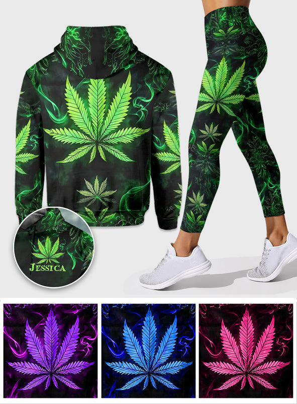 Stoner Chick - Personalized Weed Hoodie and Leggings