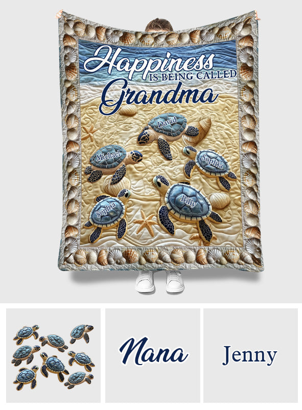 Gesegnet, Oma genannt zu werden – personalisierte Oma-Decke