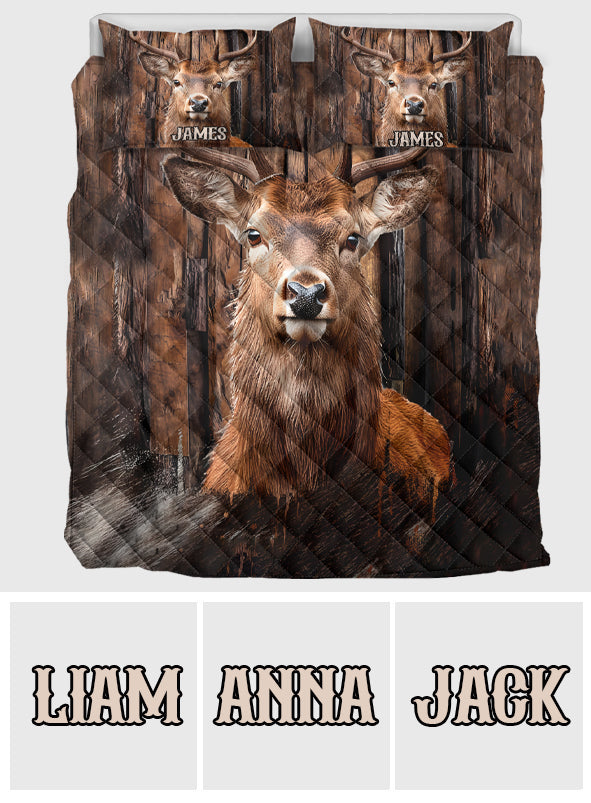 Liebe zur Jagd – Personalisiertes Jagd-Quilt-Set