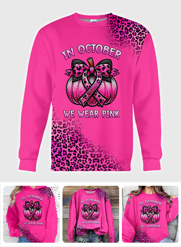 Im Oktober tragen wir Pink – T-Shirt zur Sensibilisierung für Brustkrebs