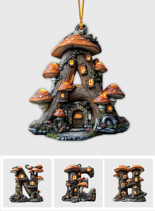 Buchstabe des Feengarten-Alphabets – Personalisierte Gartendekoration