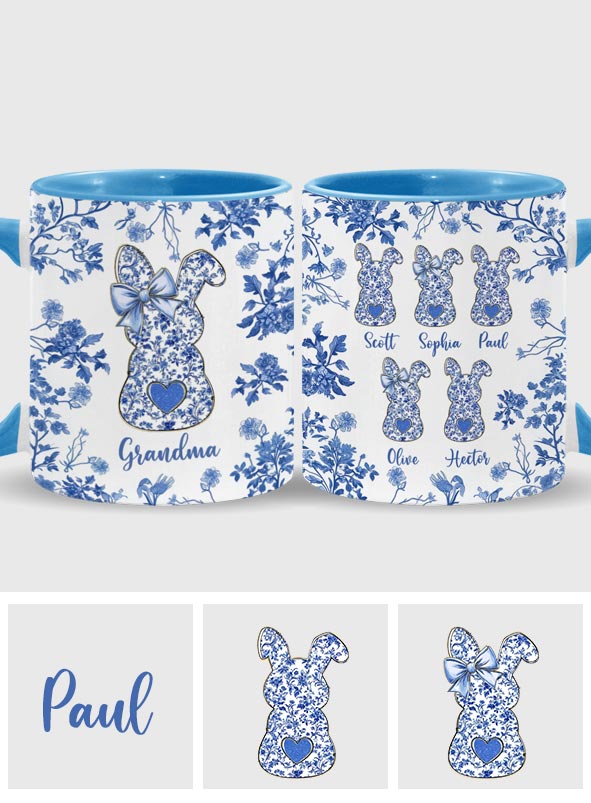 Grandma's Peeps - Personalized Grandma Accent Mug