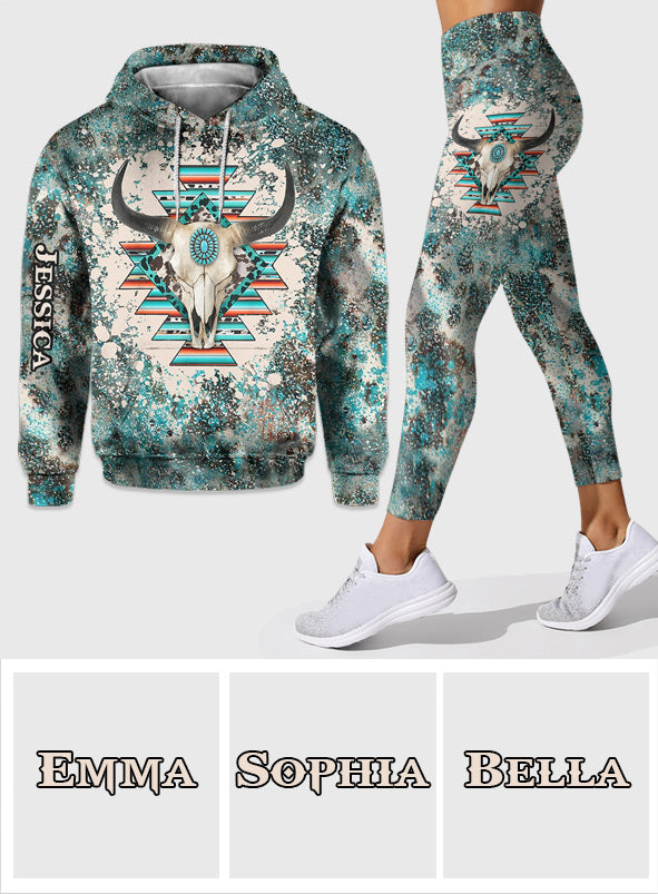 Western Girl – Personalisierter Western-Outfit-Hoodie und Leggings
