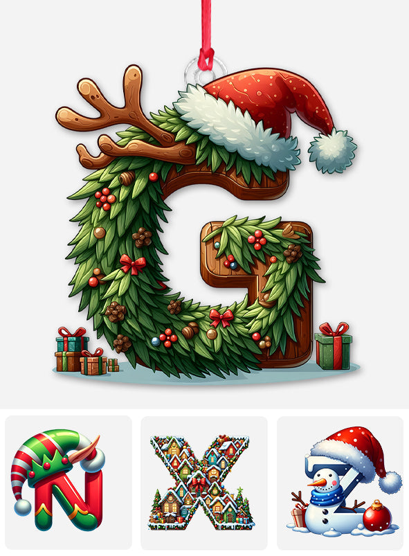 Weihnachtsschmuck mit Familiennamen – Personalisierter Familienschmuck