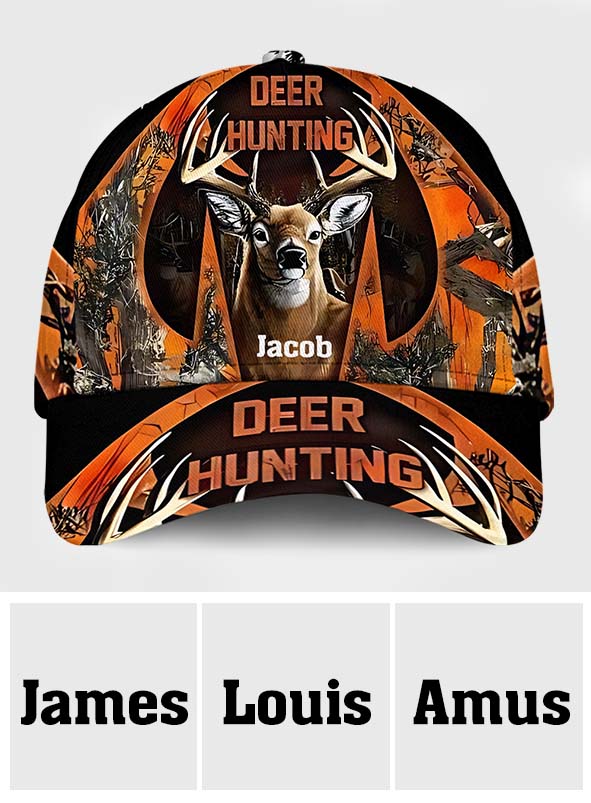 Awesome Deer - Personalized Hunting Classic Cap