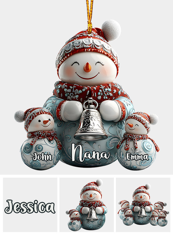 Frohe Weihnachten – Personalisierter Familienschmuck