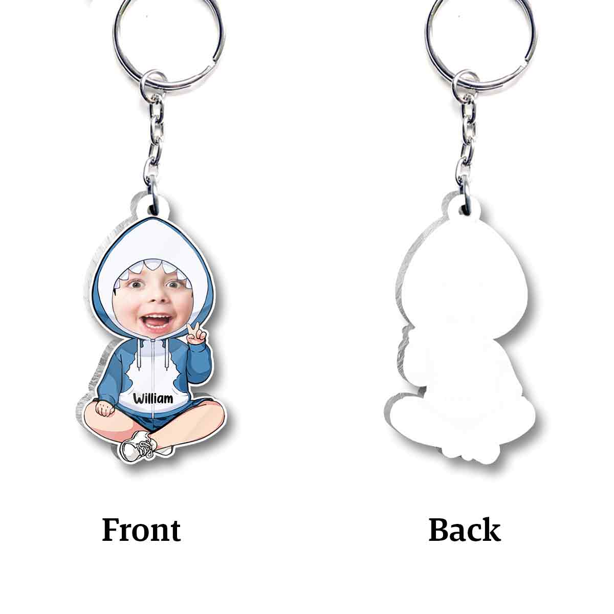 Grandkids Doo Doo - Personalized Grandma Keychain