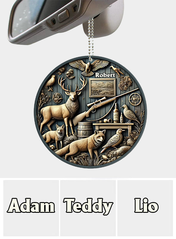 Best Hunter Ever - Personalized Hunting Car Ornament