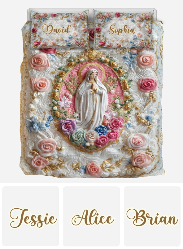 Personalisiertes christliches Quilt-Set für Gläubige