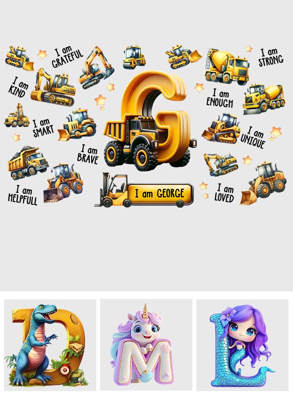 You Are Loved - Personalized Kid Wall Decal