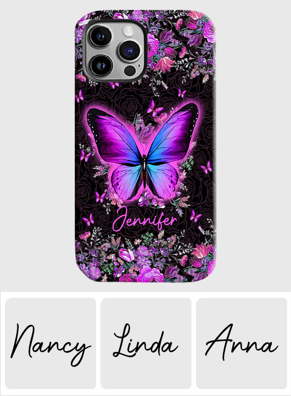 Love Butterflies - Personalized Butterfly Full Print Phone Case