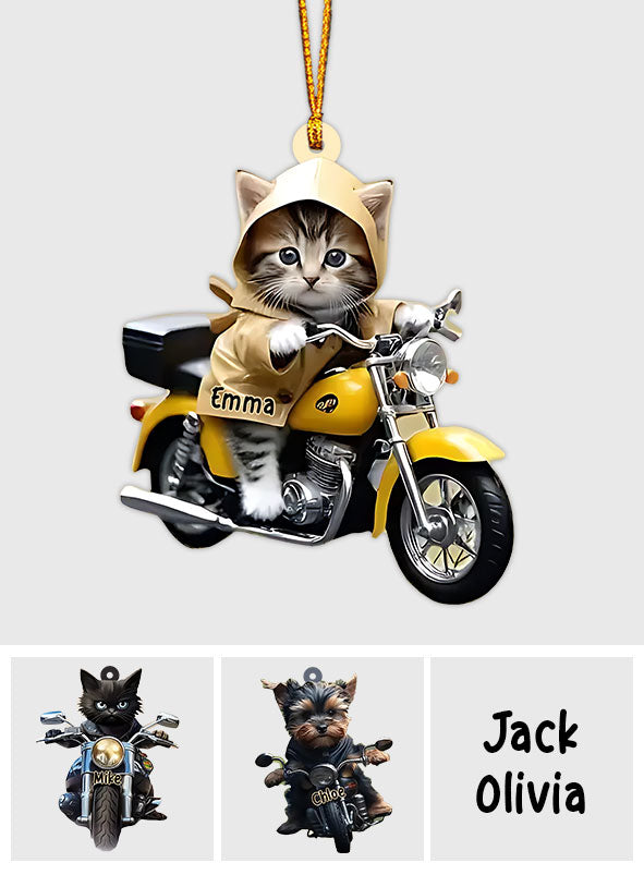 Cute Biker - Personalized Biker Ornament