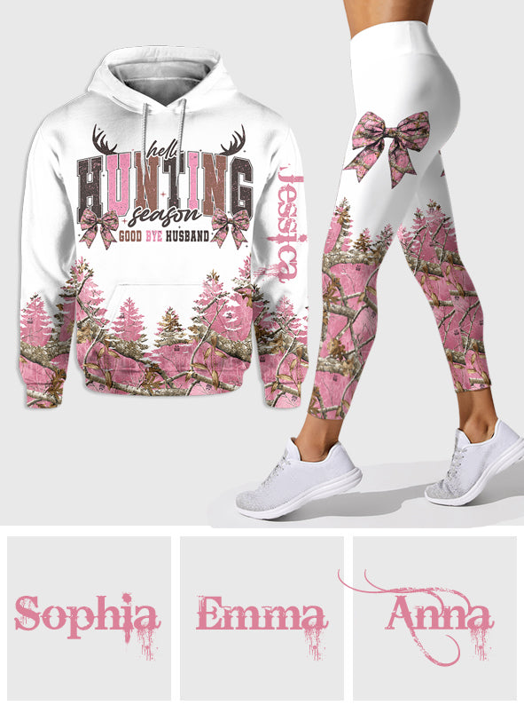Jagdfrau – Personalisierter Jagd-Hoodie und Leggings