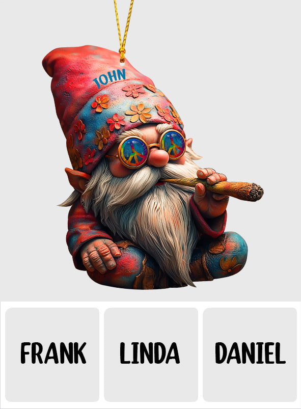 Hippie-Seele – Personalisierter Hippie-Weihnachtsschmuck