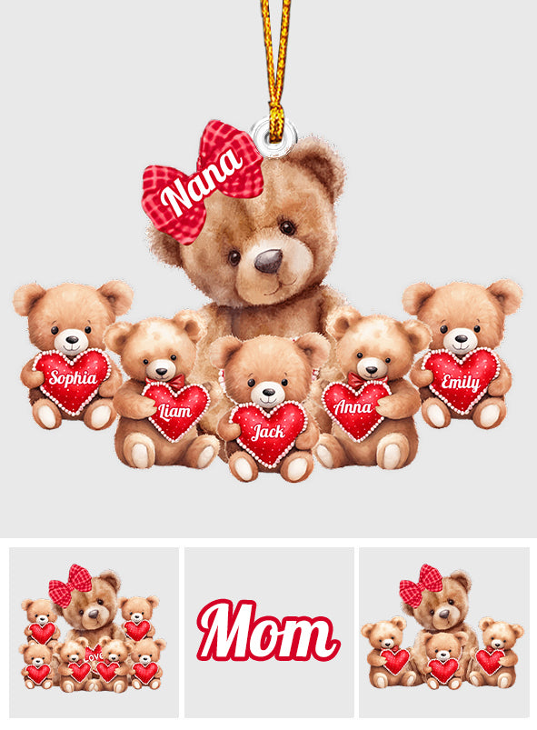 Das beste Geschenk für Oma und Mama – personalisierte, individuell geformte Oma-Weihnachtsbaumkugel