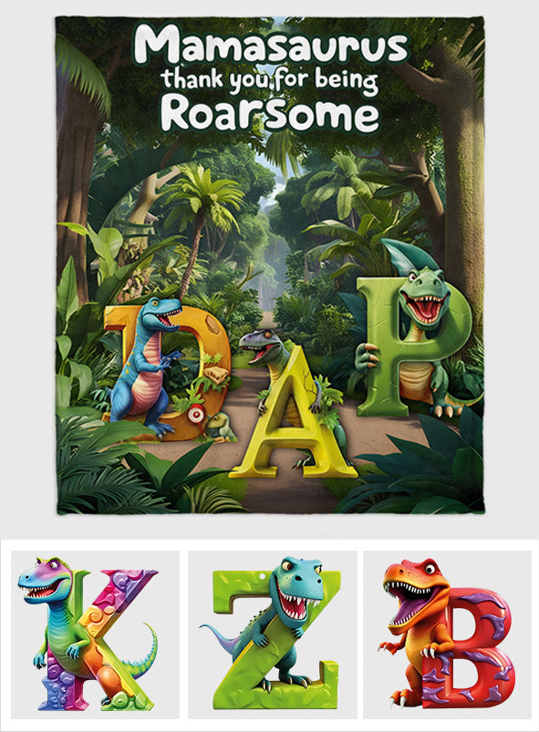 Mamasaurus – Personalisierte Mutterdecke