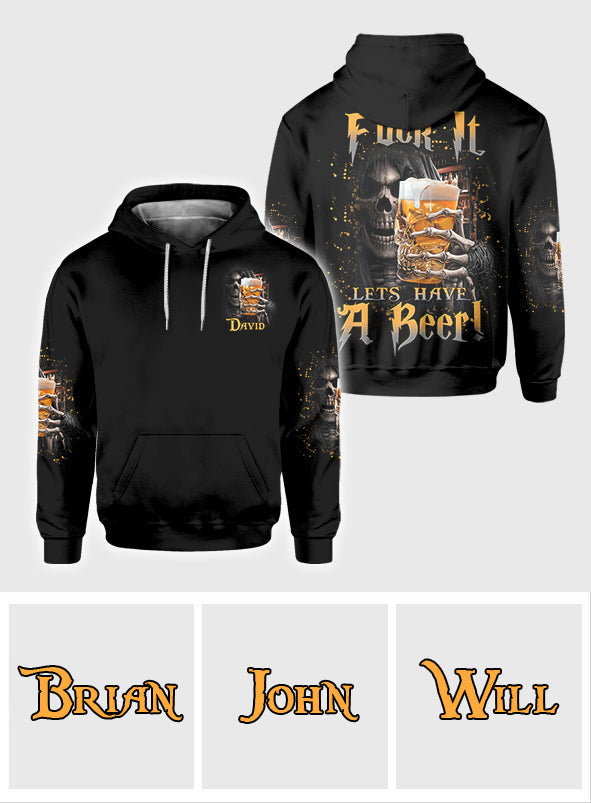 Lets Have A Beer! - Personalized Beer All Over Shirt