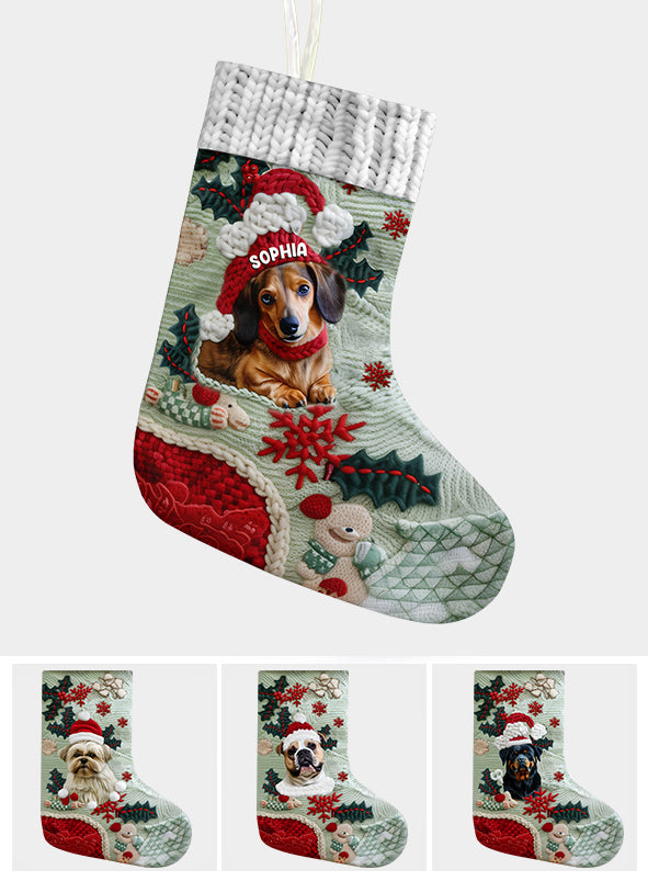 Merry Christmas - Personalized Dog Christmas Stockings