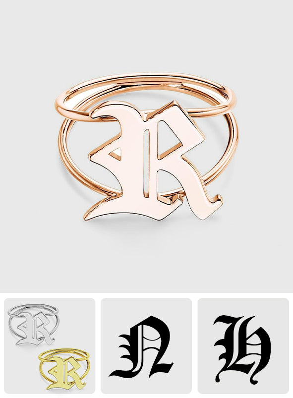 Altenglische Initialen – Personalisierte altenglische Initialen