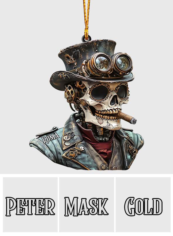 Steampunk-Schädel – Personalisierter Totenkopf-Anhänger