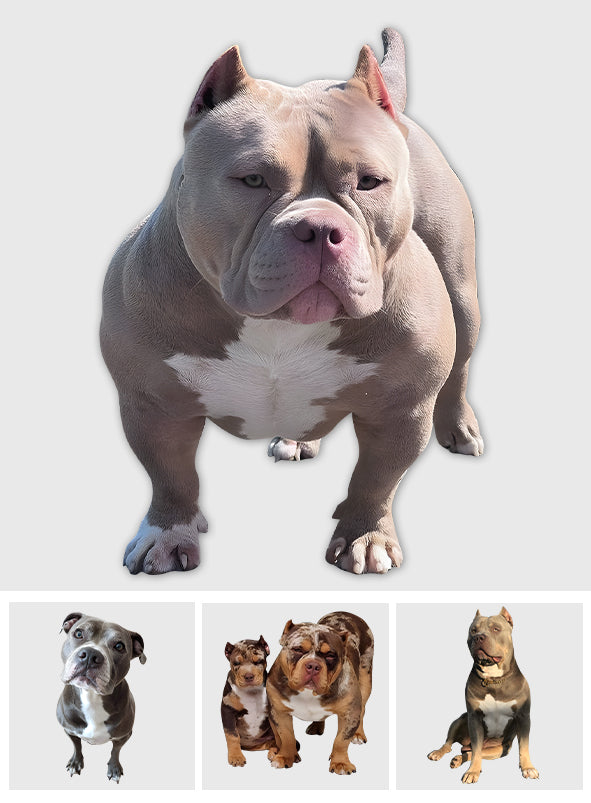 Beliebiges Foto - Personalisierte Acrylplakette in Hundeform