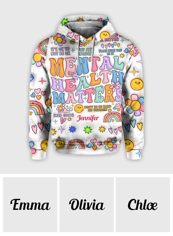 Mentale Gesundheit ist wichtig – Personalisiertes T-Shirt zur Sensibilisierung für psychische Gesundheit