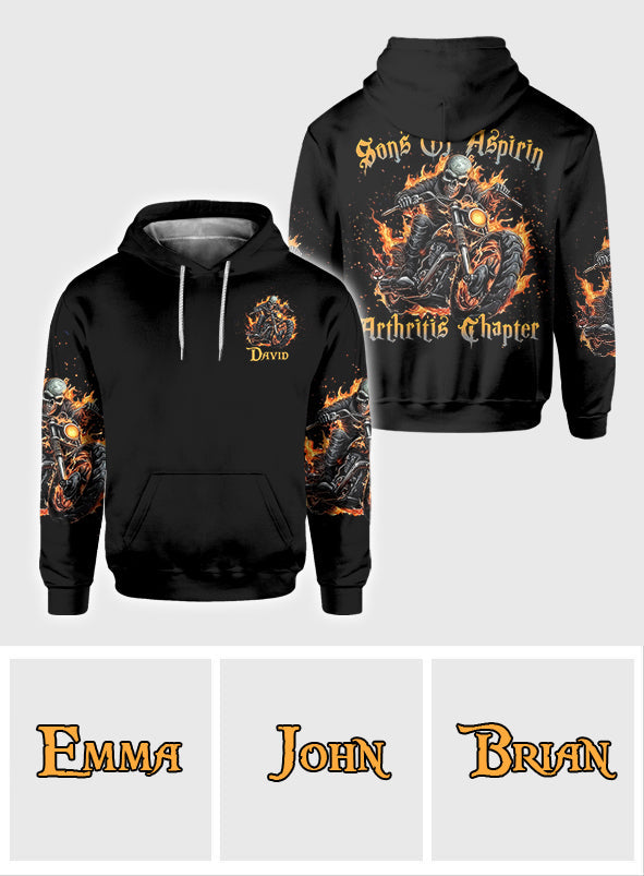 Sohn von Aspirin – Personalisiertes Biker-Shirt