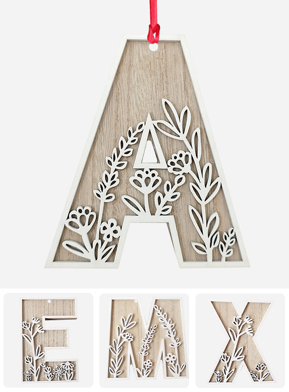 Wunderschöner Blumenbuchstabe – personalisierte Gartendekoration