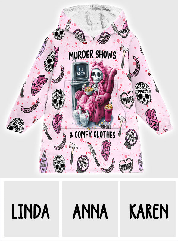Krimiserien & bequeme Kleidung – personalisierter Deckenhoodie