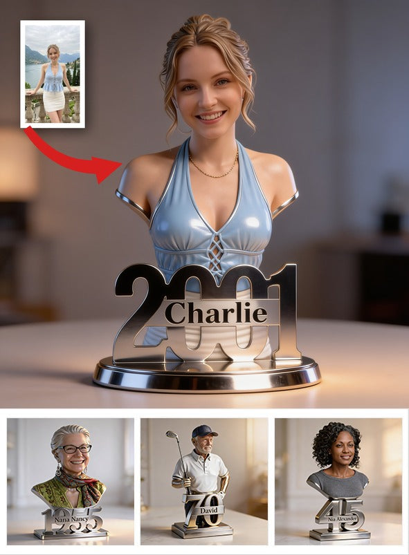 Personalized 21st Birthday Woman Custom Shaped Acrylic Plaque Gift For Her