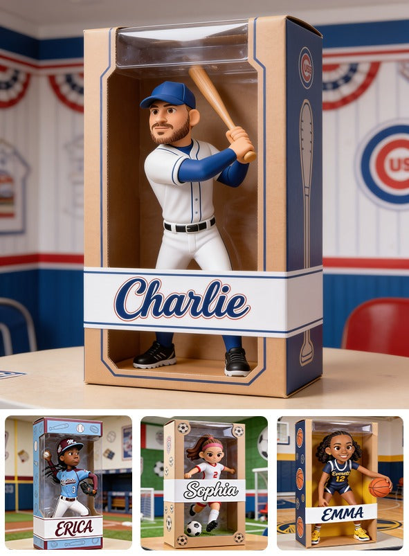 Personalized Adult Latino Baseball Player Custom Shaped Acrylic Plaque Sports Gift