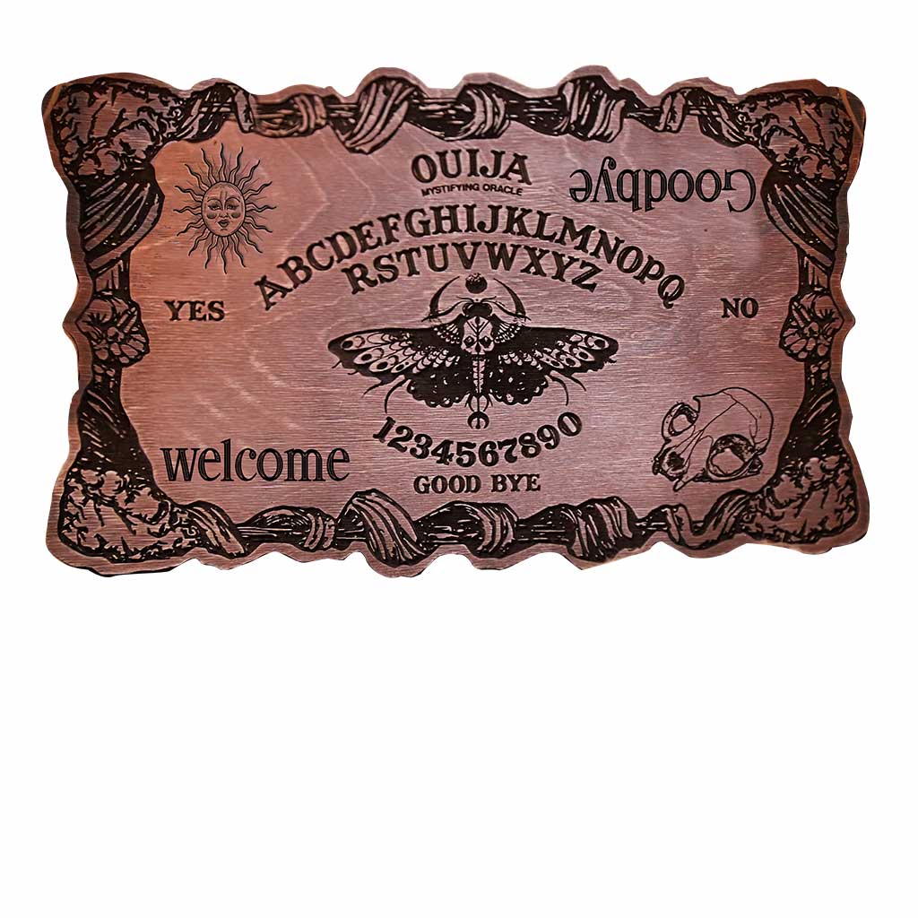Ouija Willkommen Abschied - Fußmatte in Hexenform
