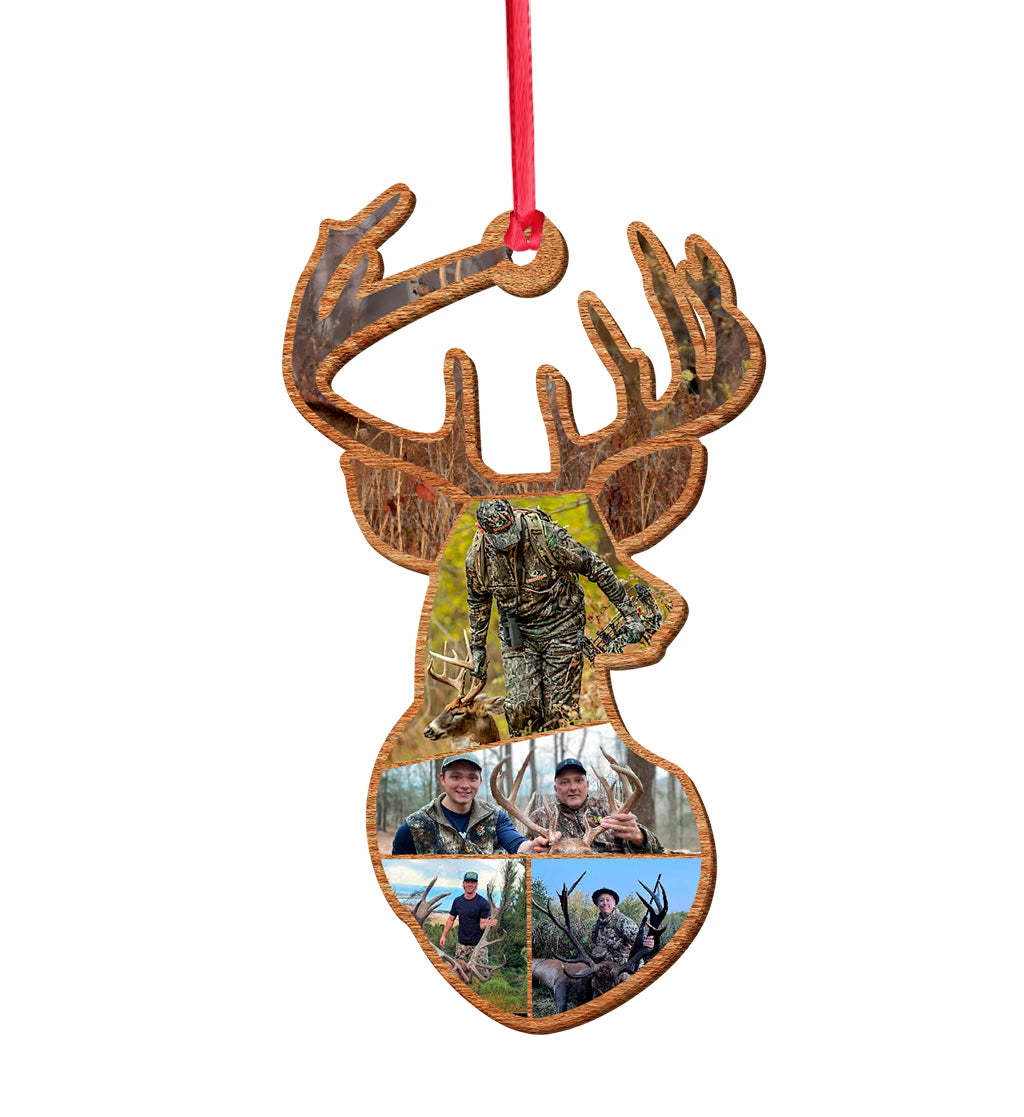 Hirschjagd-Collage – Personalisierter Jagdschmuck