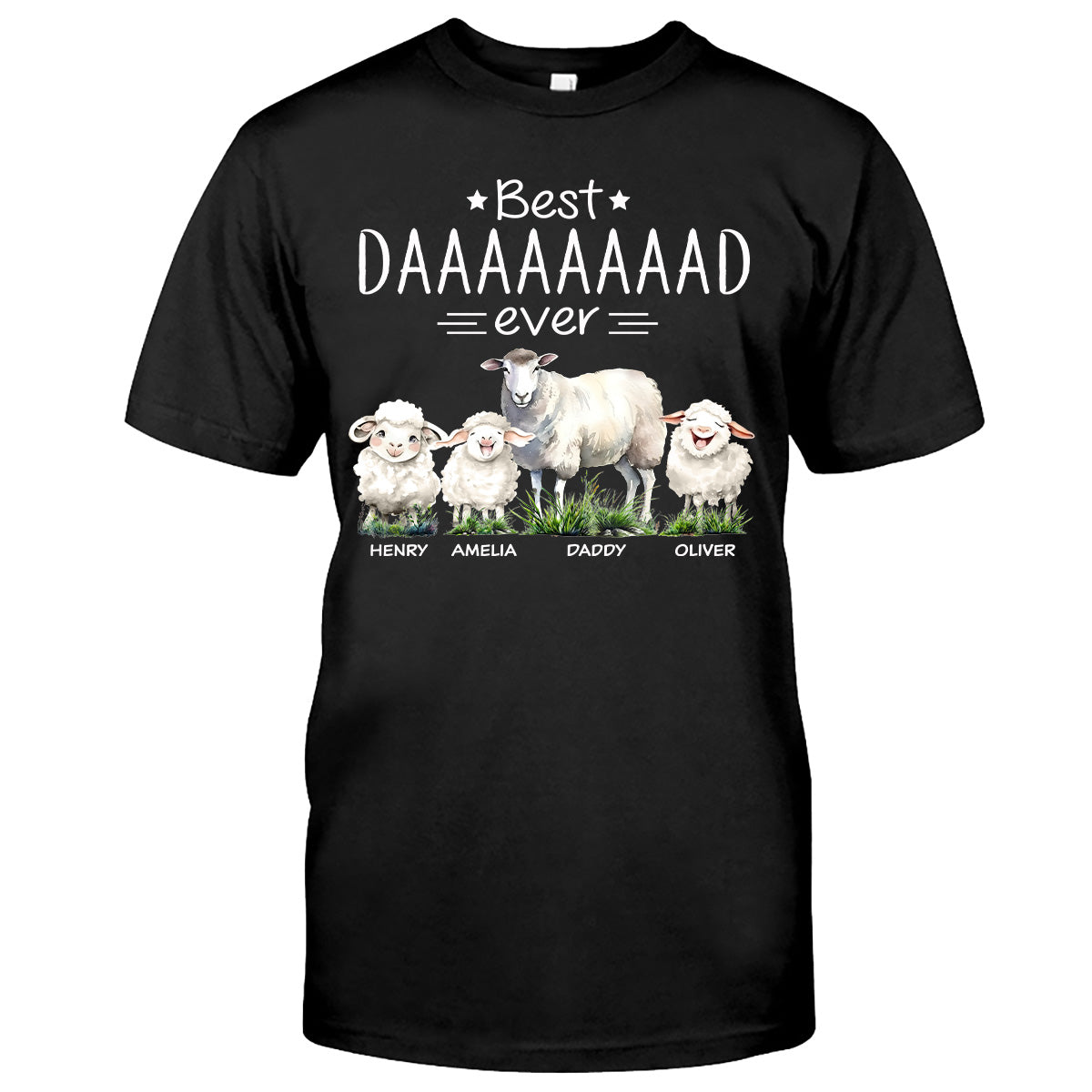 Bester Papa, beste Mama aller Zeiten – Geschenk für Papa und Mama – Personalisiertes T-Shirt und Hoodie