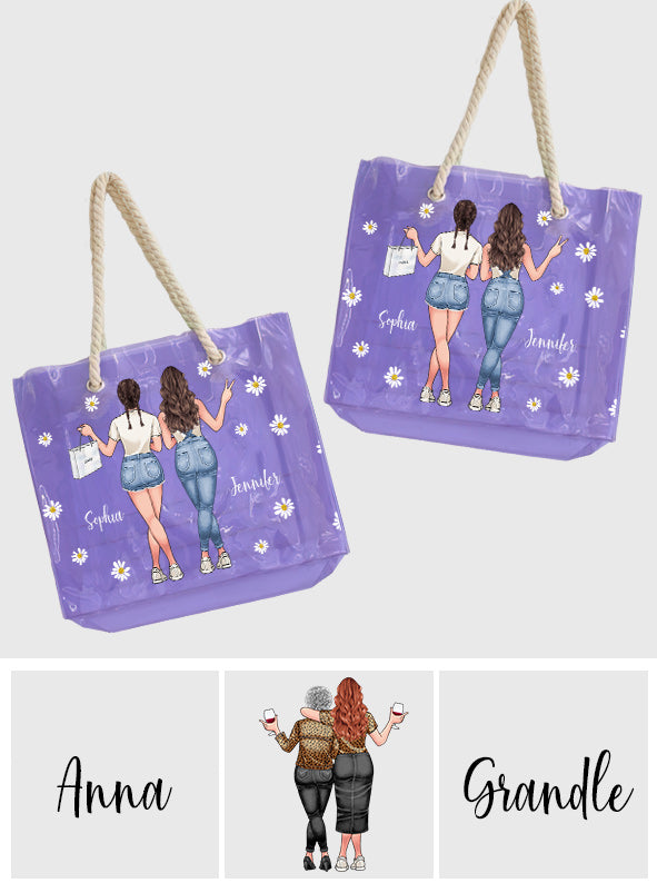 Besties Forever - Personalized Bestie Clear Tote Bag