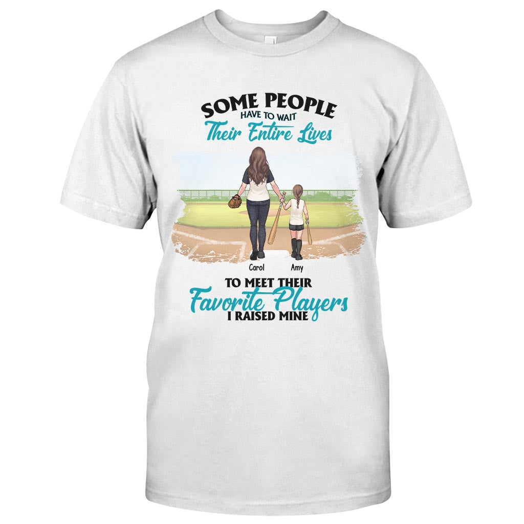 Mein Lieblingsspieler – Personalisiertes Baseball-T-Shirt und Hoodie