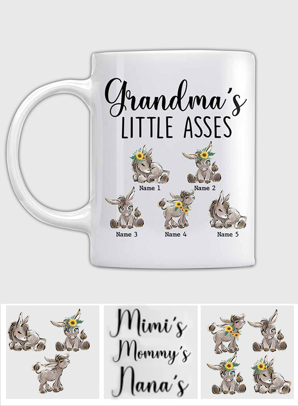 Omas kleine Lieblinge – Personalisierte Muttertags-Oma-Tasse