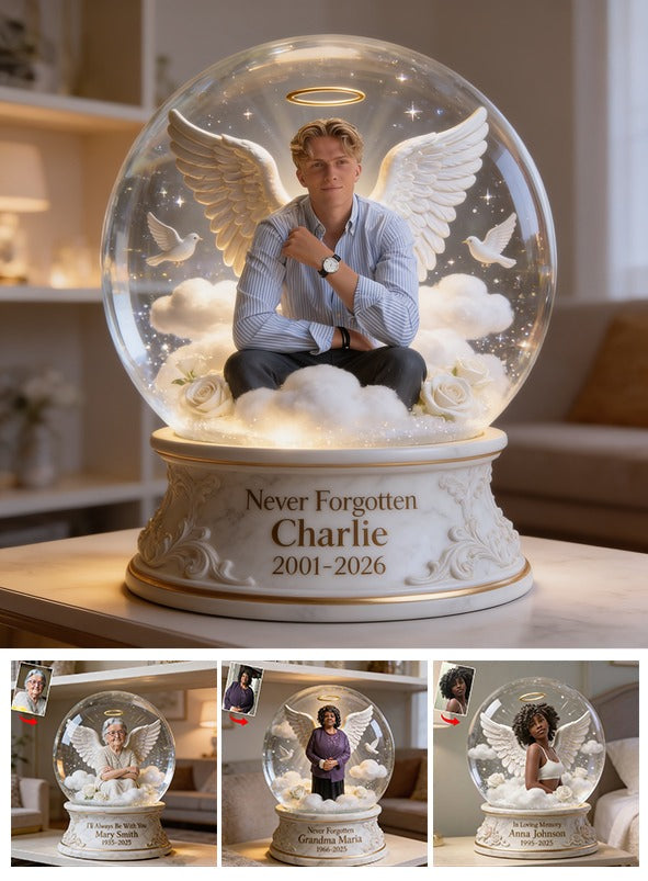 Personalized Memorial Man Custom Shaped Acrylic Plaque Sympathy Gift