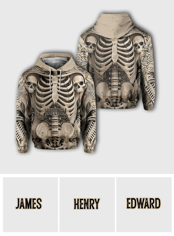 Totenköpfe lieben – Personalisiertes Totenkopf-Shirt