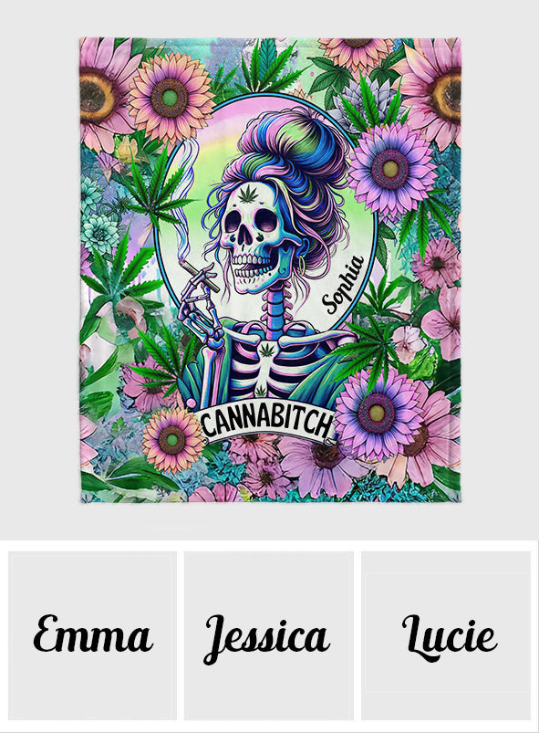 Cannabitch - Personalized Weed Blanket