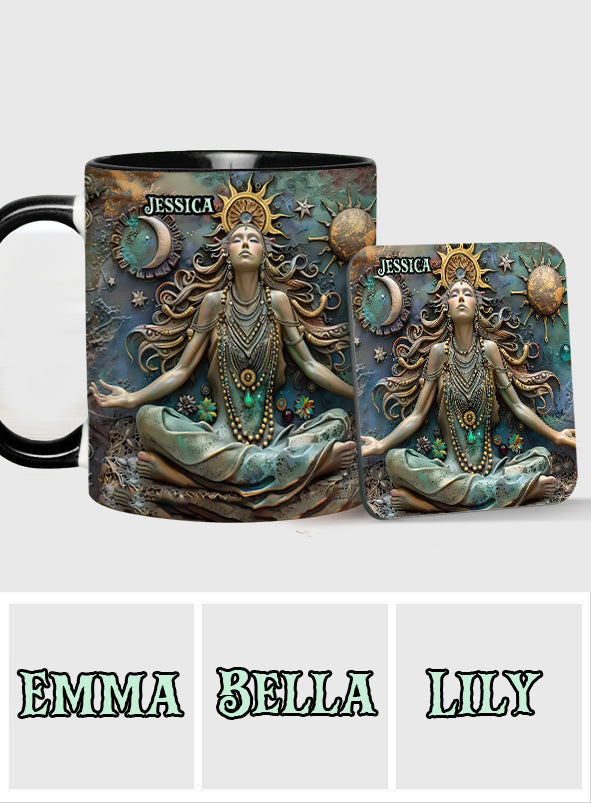 Verliere den Verstand, finde deine Seele – Personalisierter Yoga-Becher