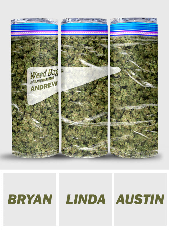 Weed-Beutel – Personalisierter schmaler Weed-Becher