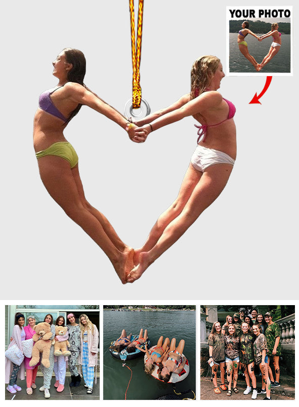 Foto-Weihnachtsbaumschmuck – Personalisierter Weihnachtsschmuck in individueller Form