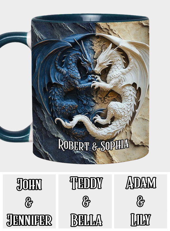 Love Dragons - Personalized Dragon Accent Mug